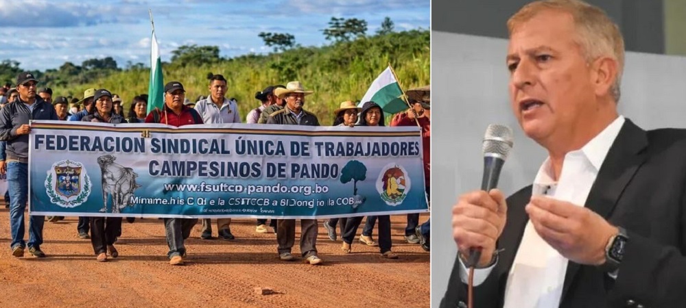 Branko Marinkovic, uno de los latifundistas más grandes de Bolivia, condena y rechaza la marcha indígena que se acerca a La Paz