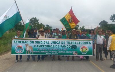 El Gobierno logra frenar el ingreso de la marcha indígena con una parte de los indígenas de Beni