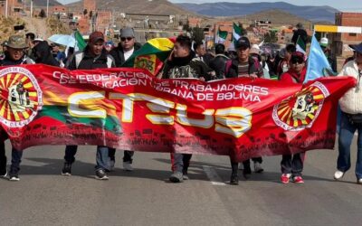 Marcha de maestros partió desde Calamarca, llegará a El Alto el viernes, día del cabildo de la COB