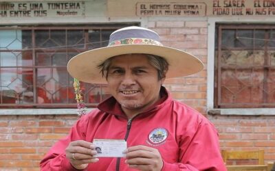 Édgar Sánchez con el 52,52% (127.543 votos) es el Gobernador electo de Oruro