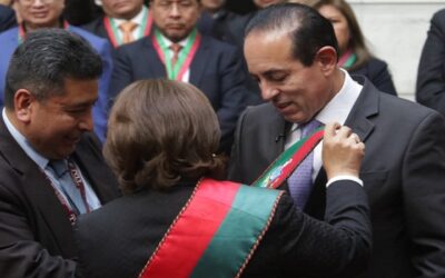 ‘La Paz merece una mejor calidad de vida’: César Dockweiler cuando juró como Alcalde de La Paz