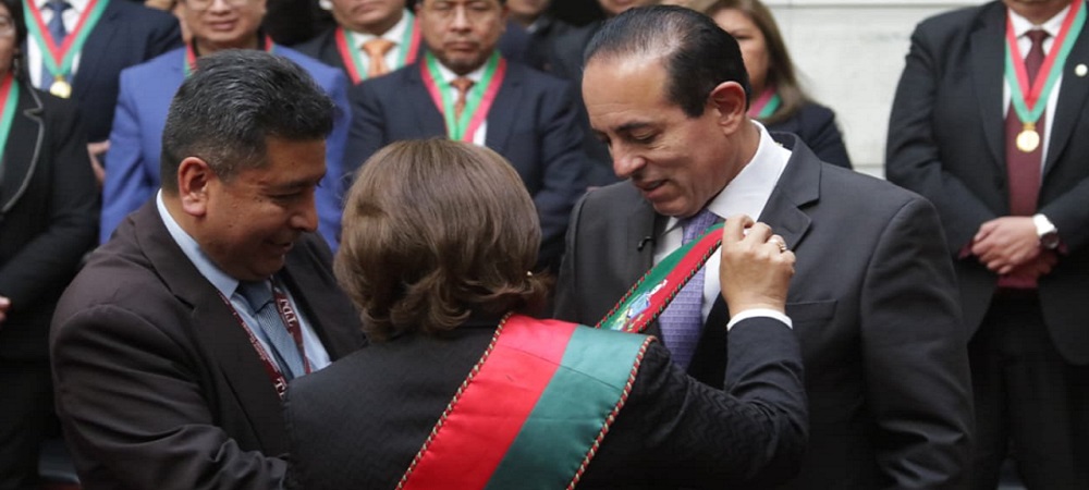 ‘La Paz merece una mejor calidad de vida’: César Dockweiler cuando juró como Alcalde de La Paz