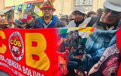 Sin Argollo, la COB sintió el repudio y rechazo de la población, marcha fue abucheada