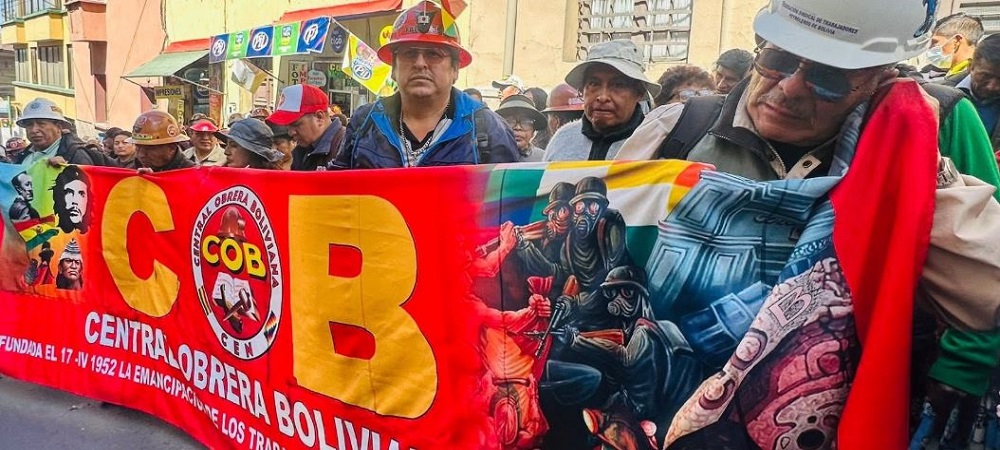 Sin Argollo, la COB sintió el repudio y rechazo de la población, marcha fue abucheada
