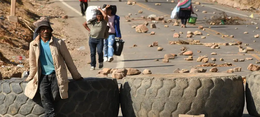 Sube a $us 600 millones la pérdida por 22 días de bloqueos en Bolivia
