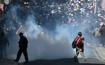 Temor y tensión en La Paz tras violenta jornada vivida, la gente optó por no salir