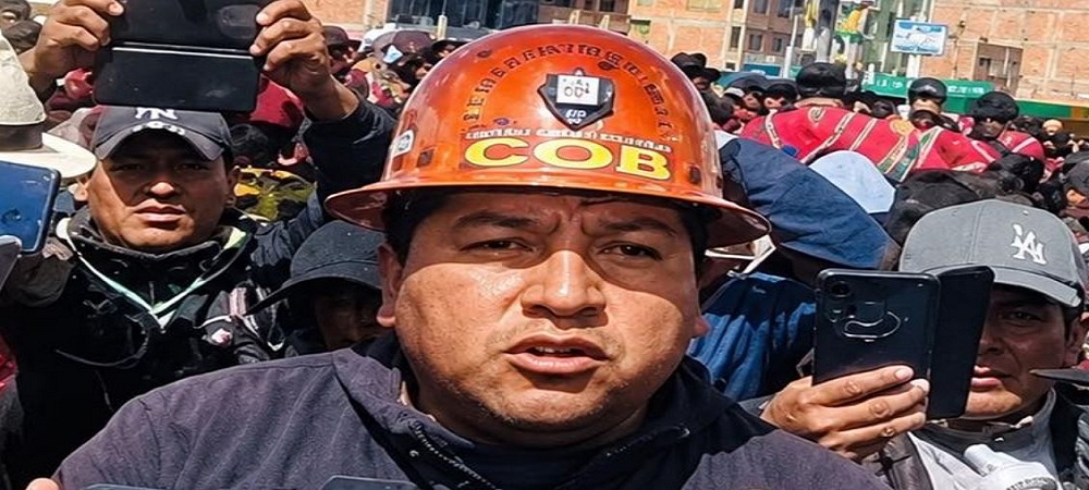 Cambia la consigna de la COB: ‘Renuncia de Rodrigo Paz’