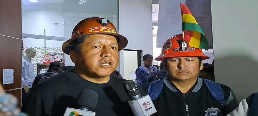 La COB no va al diálogo, Argollo: ‘Ese 55% que lo hizo Presidente a Rodrigo Paz ahora exige que renuncie’