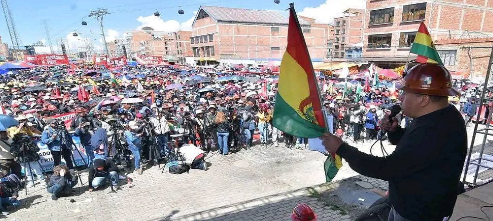 Paro movilizado desde este sábado tras el cabildo de la COB en El Alto