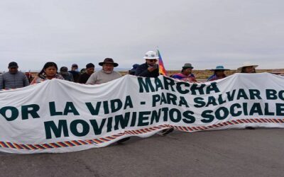 Marcha ‘evista’ a La Paz, Omasuyos inicia el cerco, Fencomin se suma a los bloqueos de la COB