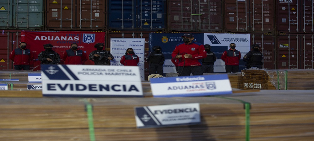 Más de 100 toneladas de droga de procedencia de Bolivia en Chile impregnada en madera