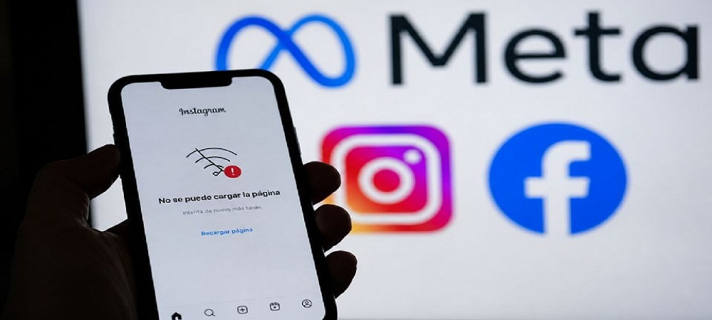 Tremendo perjuicio, cae Meta; Facebook e Instagram causan trastornos en las redes sociales