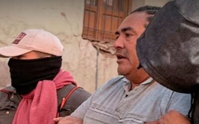 En violenta marcha cae detenido Vicente Salazar, ejecutivo de la ‘Tupac Katari’, luego liberado