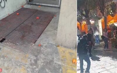 Marcado repudio de la población a dirigentes de la COB que suspendió ampliado, les lanzaron con tomates