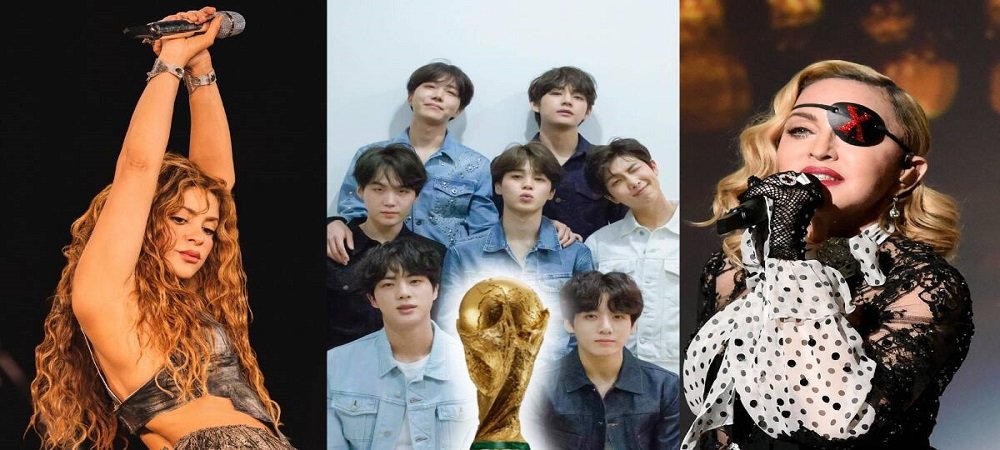 Madonna, Shakira, estrellas del k-pop BTS y Justin Bieber, entre otros, en el medio tiempo de la final del Mundial