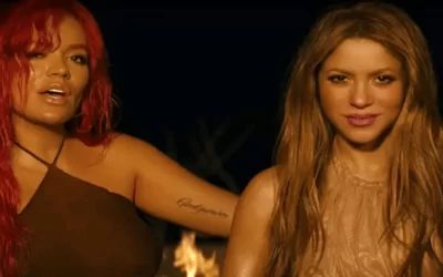 Shakira y Karol G transmiten “TQG” con alusiones a sus exparejas (vea el video)