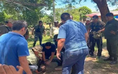 Un Policía muerto en El Torno – Santa Cruz luego de un enfrentamiento por terrenos (vea el video)