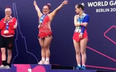 María José Pers, deja en alto a Bolivia, es campeona olímpica en las Olimpiadas Especiales de Berlín (video)