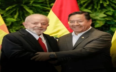 Lula y Arce estrechan las manos e inician una agenda que podría dar impulso económico a Bolivia