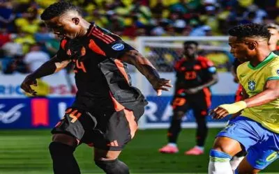 Colombia 1-1 Brasil, con este resultado los cafetaleros clasifican primero a cuartos, los cariocas, segundos