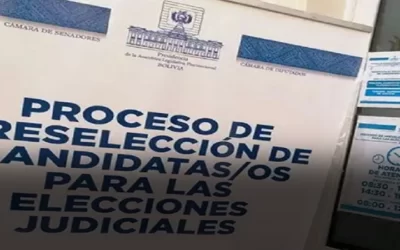 Judiciales: El TSE devuelve a la Asamblea la lista de postulantes al TCP para que se cumpla la igualdad de género en Santa Cruz y Cochabamba