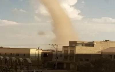 Pobladores de Laja viven bajo los asedios de tornados, un remolino afectó al menos 47 familias el viernes pasado