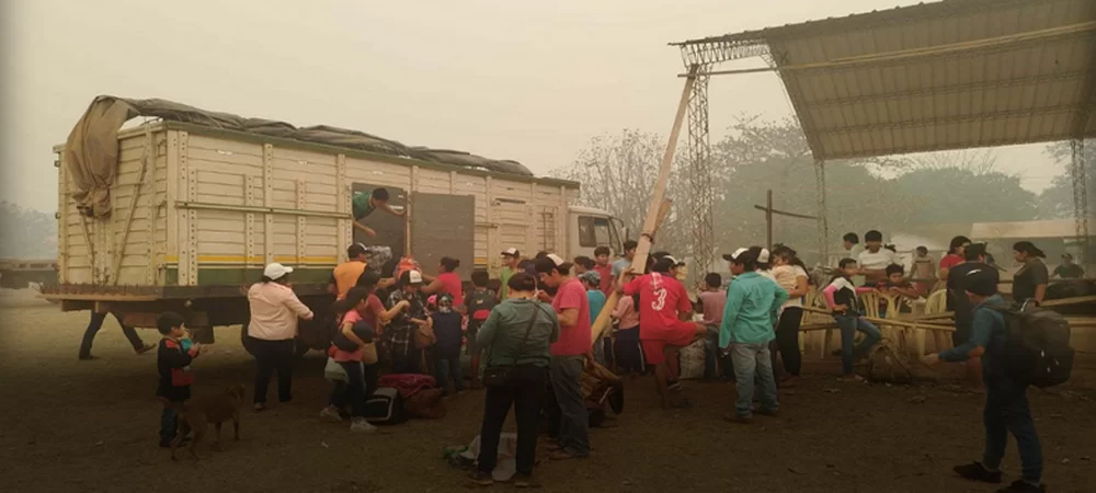 Santa Cruz en la peor afectación histórica, calculan más de 5 millones de hectáreas que arden, inició la evacuación de Monte Verde