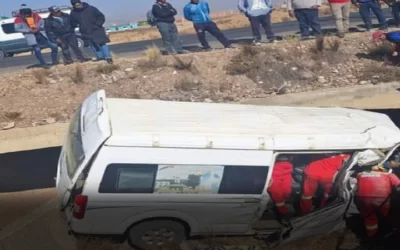 Al menos seis personas fallecidas y otras siete heridas tras el fatal accidente de tránsito en Achica Arriba en la vía a Oruro