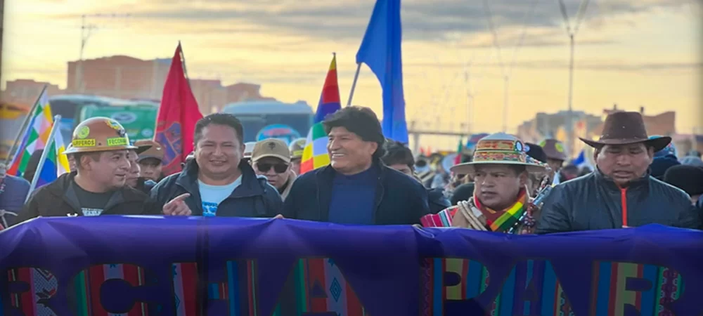 Eva Copa y plataformas no permitirán llegada de Evo Morales y su marcha a El Alto menos a La Paz