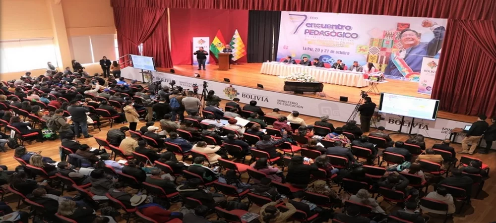 Del 25 al 29 de noviembre arranca el Congreso Nacional de Educación en Tarija, Luis Arce lo inaugura