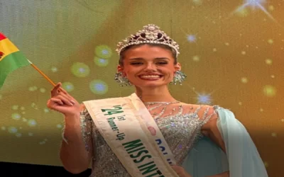 En Japón, la boliviana Camila Ribera se corona Virreina del Miss International 2024