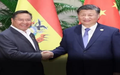 Luis Arce y Xi Jinping estrecharon y fortalecieron los lazos de amistad bilateral en Río en el marco del G20