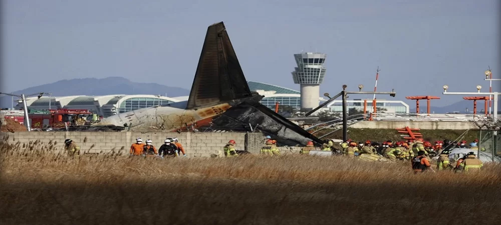 Dos tragedias aéreas en menos de cuatro días, primero un avión de Azerbaiyán y, ahora, en Corea del Sur dejan 217 muertos