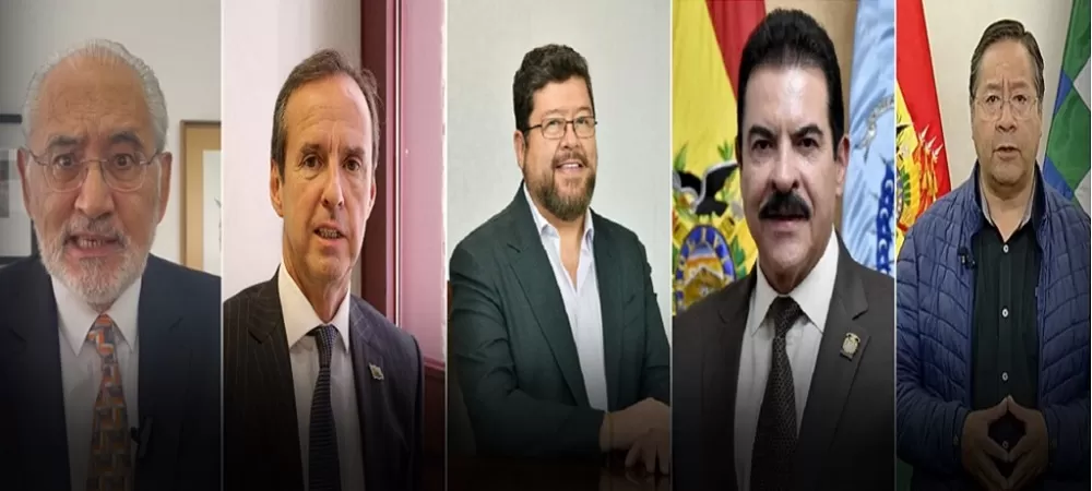 Elecciones suben de tono: Mesa abandona; Tuto acelera, Samuel quiere ser elegido, Manfred acepta primarias y Arce se hace esperar