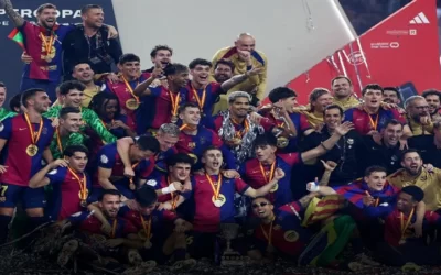 Barcelona vapuleó al Real Madrid, se coronó campeón de la Supercopa de España al imponerse 5-2