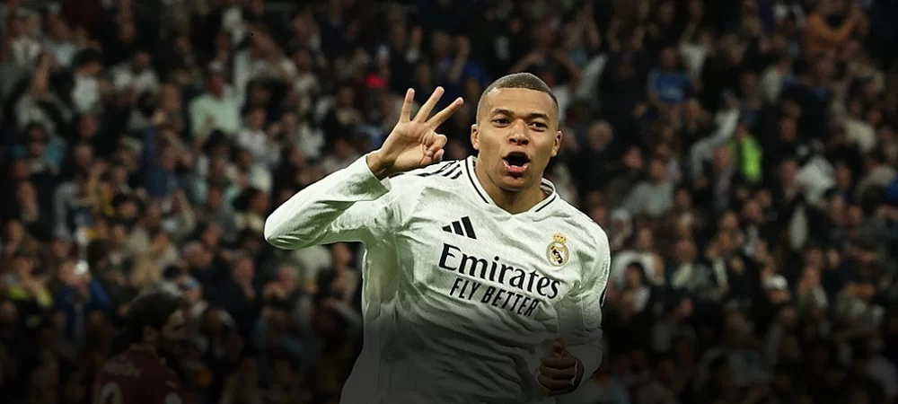 Goleada de Real Madrid a Manchester City con hat-trick de Mbappé en Champions