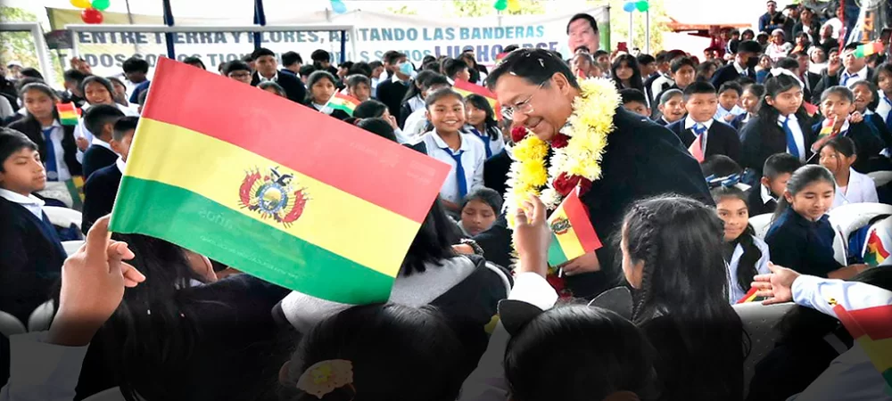 En la inauguración del año escolar, Arce destaca el Bicentenario, pide a los estudiantes su mayor esfuerzo para engrandecer Bolivia