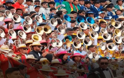 Oruro ya vive Carnaval, el Festival de Bandas congregó a miles de músicos en la antesala de la mayor expresión folclórica de Bolivia