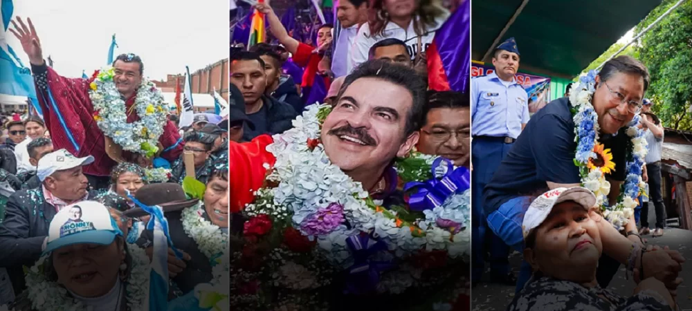 Sube la temperatura electoral, Manfred y Jhonny proclamados en La Paz y El Alto; Lucho en Santa Cruz