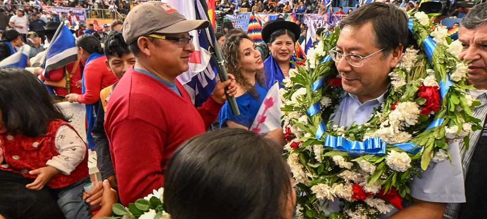 Arce se lanza a la arena electoral en Chuquisaca acusando a Tuto, Manfred y Samuel de causantes de la crisis