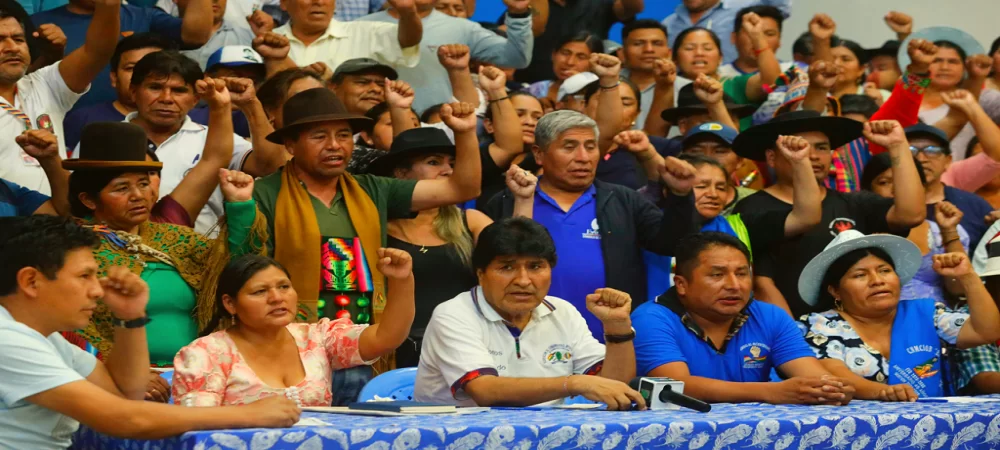 Evo Morales vuelve a amenazar con incendiar Bolivia si no lo inscriben como candidato a las elecciones