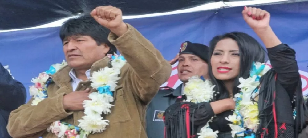 Evo Morales y Wilma Alanoca, el binomio de ‘Evo Pueblo’ falta saber si será aceptado por el OEP