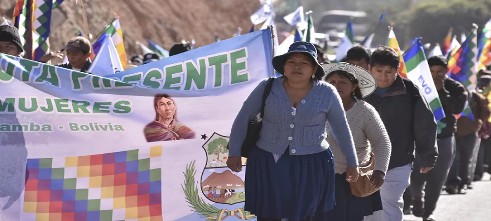 Detenidos por portar dinamitas, la marcha ‘evista’ ingresa a La Paz, tensión en el TSE, la Policía en apronte