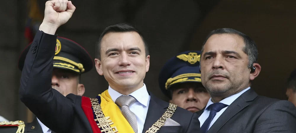 Hasta 2029, Daniel Noboa rige los destinos de Ecuador en su segundo mandato
