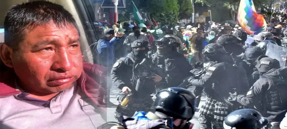 Ponciano Santos a la cárcel de San Pedro en La Paz por seis meses de detención preventiva